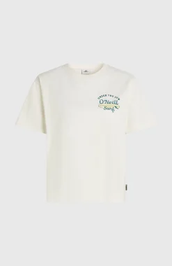 FemmesT-shirt O'Neill Boxy Back-Print| Blanc