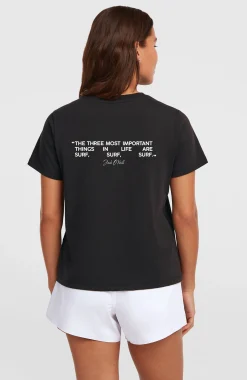 FemmesT-shirt O'Neill Polygiene Cotton Graphic| Noire