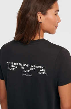 FemmesT-shirt O'Neill Polygiene Cotton Graphic| Noire