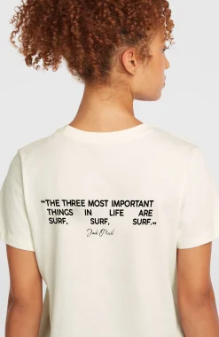 FemmesT-shirt O'Neill Polygiene Cotton Graphic| Blanc