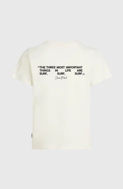 FemmesT-shirt O'Neill Polygiene Cotton Graphic| Blanc