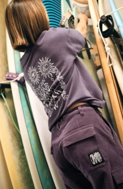 FemmesT-shirt oversize Surf Heroes| Violet