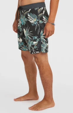 HommesBoardshort Hyperfreak Mysto Scallop 19| Noire