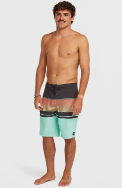 HommesBoardshort Lennox Stripe 21| Bleu