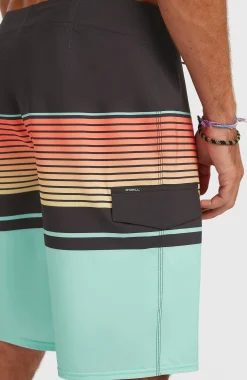 HommesBoardshort Lennox Stripe 21| Bleu