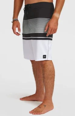 HommesBoardshort Lennox Stripe 21| Blanc Mix