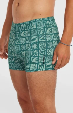 HommesBoxer Essentials All-Over-Print| Bleu