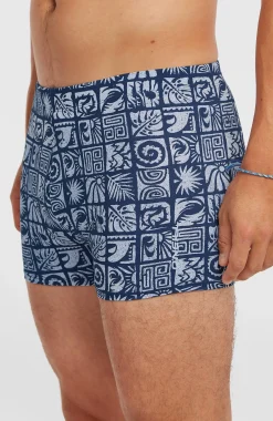 HommesBoxer Essentials All-Over-Print| Bleu Mix
