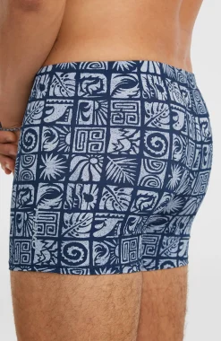 HommesBoxer Essentials All-Over-Print| Bleu Mix