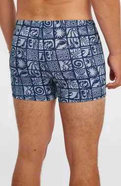 HommesBoxer Essentials All-Over-Print| Bleu Mix