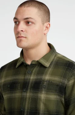 HommesChemise en flanelle Check| Vert