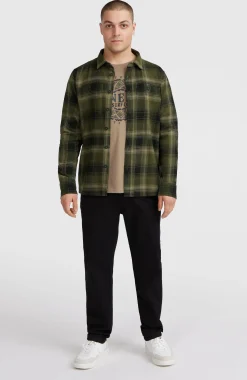 HommesChemise en flanelle Check| Vert