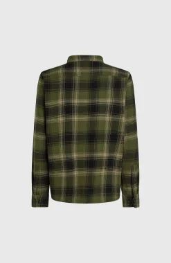 HommesChemise en flanelle Check| Vert