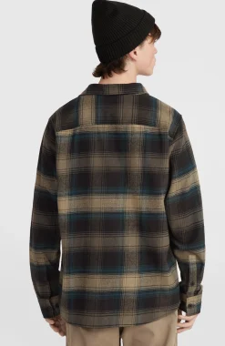 HommesChemise en flanelle Check| Noire