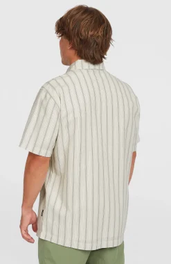 HommesChemise Jacquard Stripe| Beige