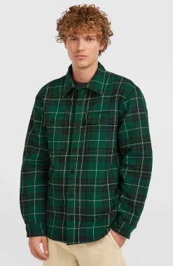 HommesChemise Must-Have doublée en polaire| Vert