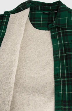 HommesChemise Must-Have doublée en polaire| Vert
