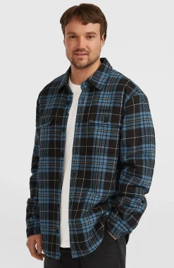 HommesChemise Must-Have doublée en polaire| Bleu