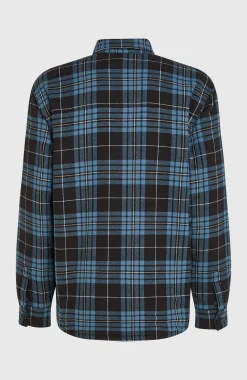 HommesChemise Must-Have doublée en polaire| Bleu