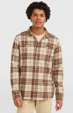 HommesChemise Must-Have en flanelle| Beige