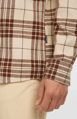 HommesChemise Must-Have en flanelle| Beige