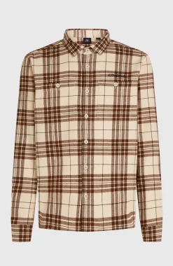 HommesChemise Must-Have en flanelle| Beige