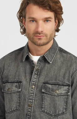 HommesChemise O'Riginals en jean| Noire