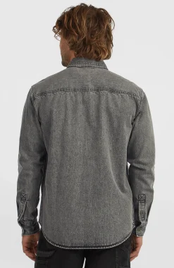 HommesChemise O'Riginals en jean| Noire