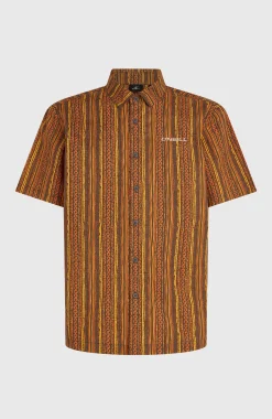 HommesChemise Print| Orange
