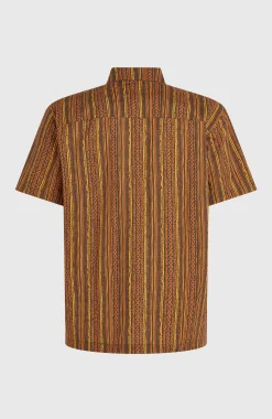 HommesChemise Print| Orange