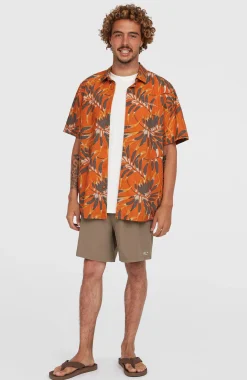HommesChemise Print| Orange