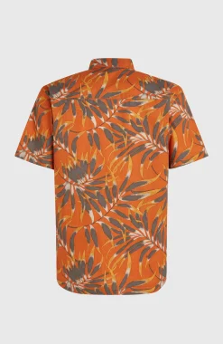 HommesChemise Print| Orange