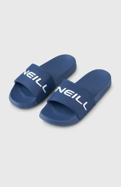 HommesClaquettes à logo| Bleu