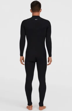 HommesEpic 3/2 Chest Zip Full Wetsuit| Noire