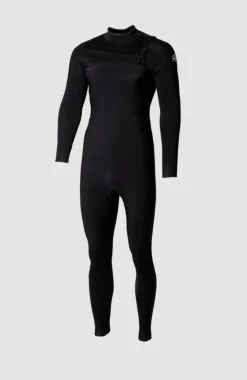 HommesEpic 3/2 Chest Zip Full Wetsuit| Noire