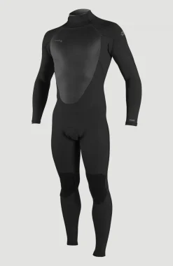 HommesEpic 3/2mm Back Zip Full Wetsuit| Noire