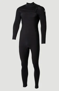 HommesEpic 4/3mm Chest Zip Full Wetsuit| Noire