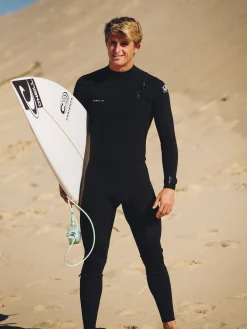 HommesEpic 4/3mm Chest Zip Full Wetsuit| Noire