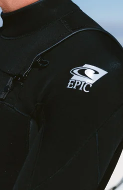 HommesEpic 4/3mm Chest Zip Full Wetsuit| Noire