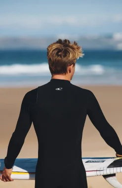 HommesEpic 4/3mm Chest Zip Full Wetsuit| Noire