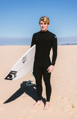 HommesEpic 5/4mm Chest Zip Full Wetsuit| Noire