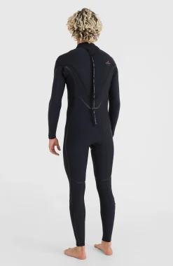 HommesHyperfreak Fire 4/3mm Back Zip Full Wetsuit| Noire