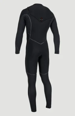 HommesHyperfreak Fire 5/4mm+ Chest Zip Full Wetsuit| Noire