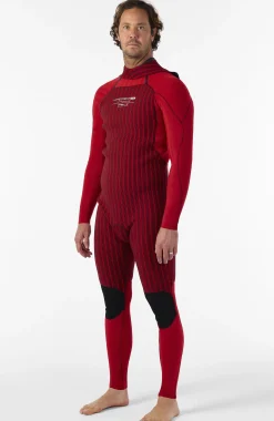 HommesHyperfreak Fire 5/4mm+ Back Zip Full Wetsuit| Noire
