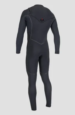 HommesHyperfreak Fire 5/4mm Chest Zip Full Wetsuit| Noire