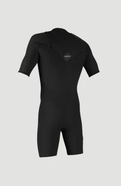 HommesHyperfreak 2mm Chest Zip Shortsleeve Spring Wetsuit| Noire