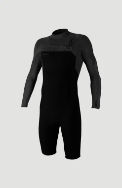 HommesHyperfreak 2mm Chest Zip Longsleeve Spring Wetsuit| Noire