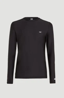 HommesLycra à manches longues Essentials| Noire
