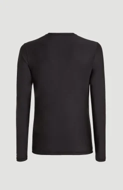 HommesLycra à manches longues Essentials| Noire