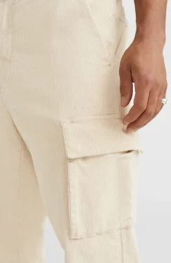 HommesPantalon cargo en velours côtelé Surf Heroes| Beige